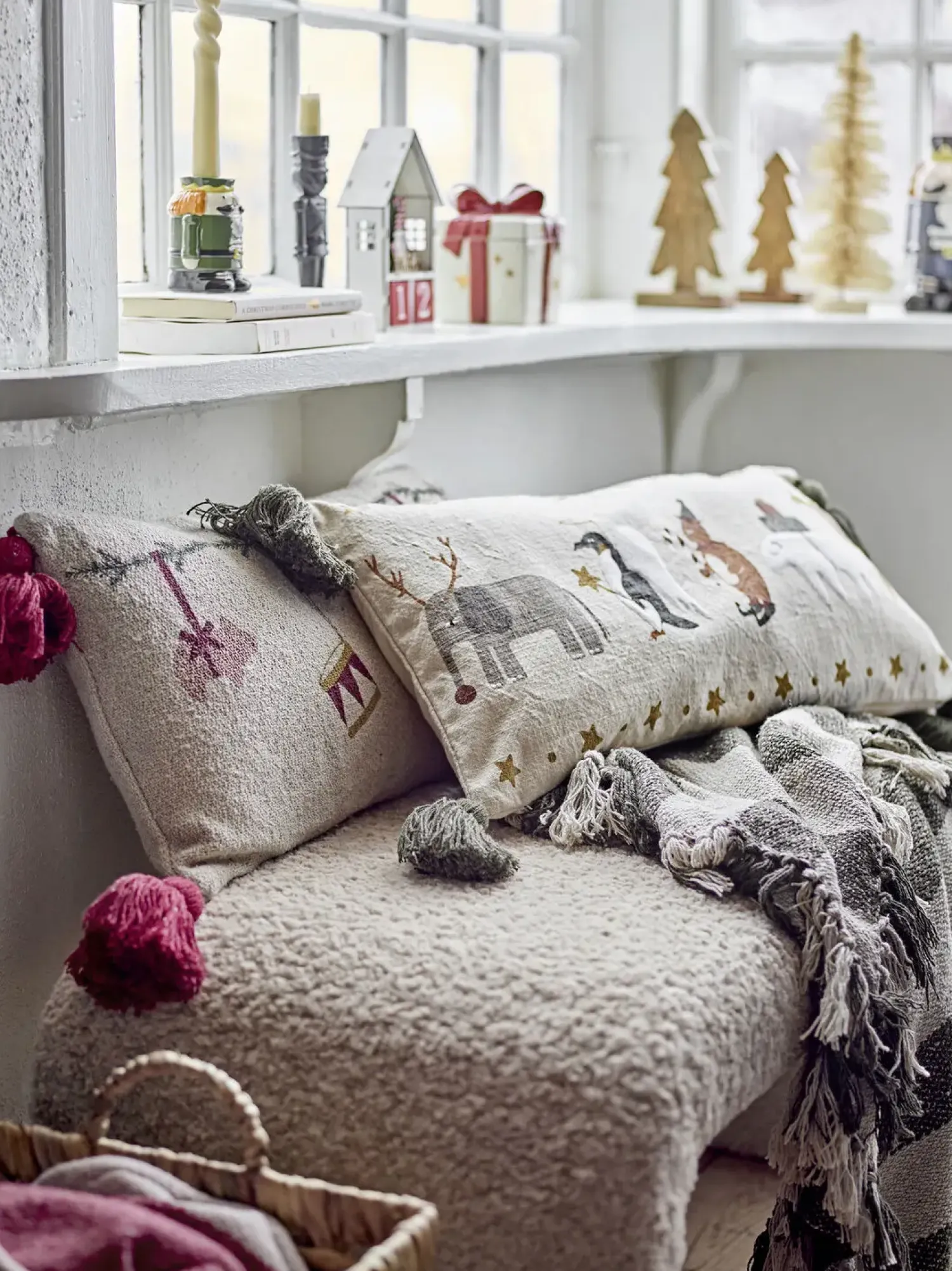 - Jodina Plaid, Grøn, Genanvendt Bomuld*Bloomingville Sale