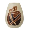 - Jona Vase, Brun, Stentøj*Bloomingville Hot
