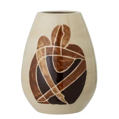 - Jona Vase, Brun, Stentøj*Bloomingville Hot