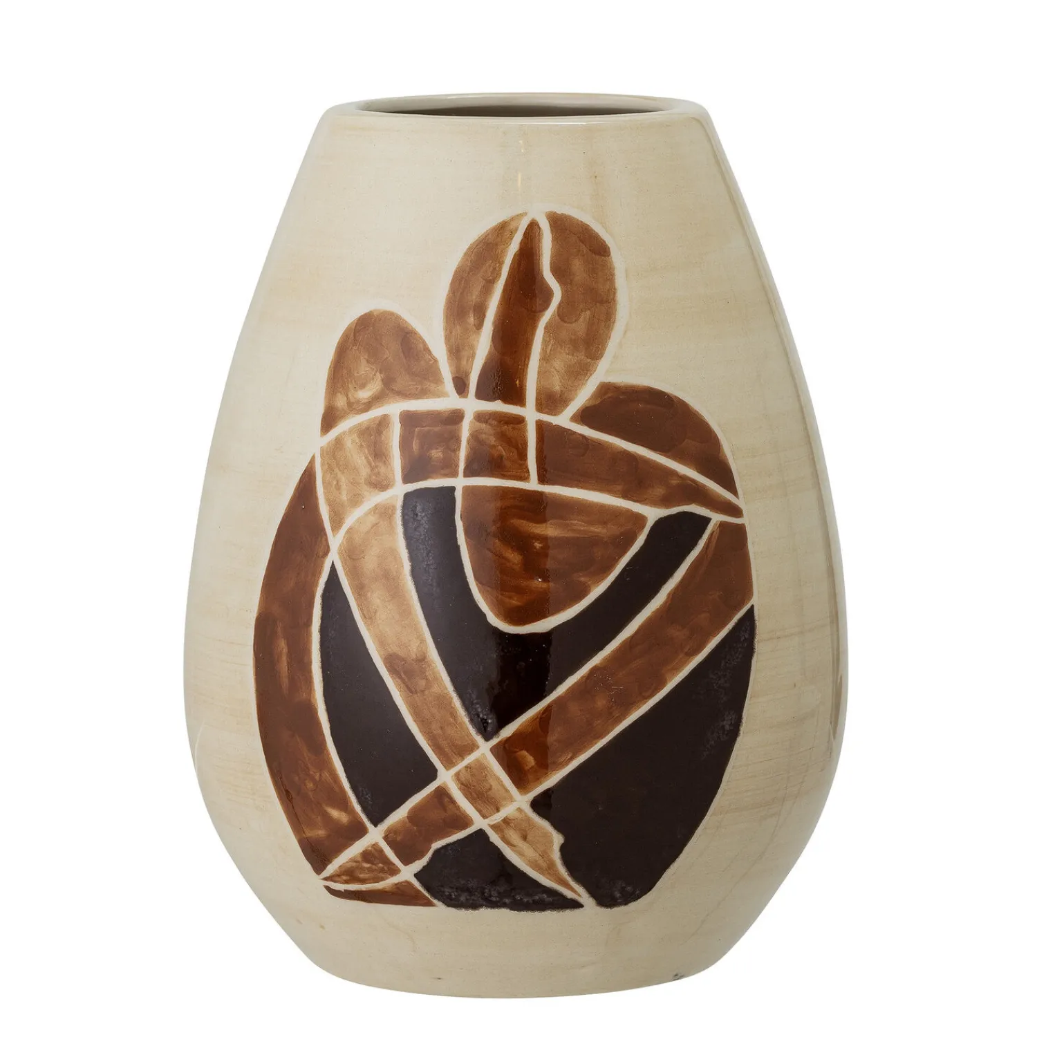 - Jona Vase, Brun, Stentøj*Bloomingville Hot