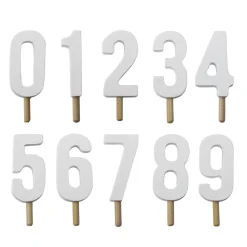 - Junaid Fødselsdagsdekoration - Tog , Rosa, FSC®100%, MDF^Bloomingville