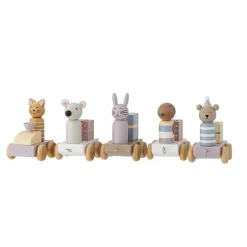 - Junaid Fødselsdagsdekoration - Tog , Rosa, FSC®100%, MDF^Bloomingville