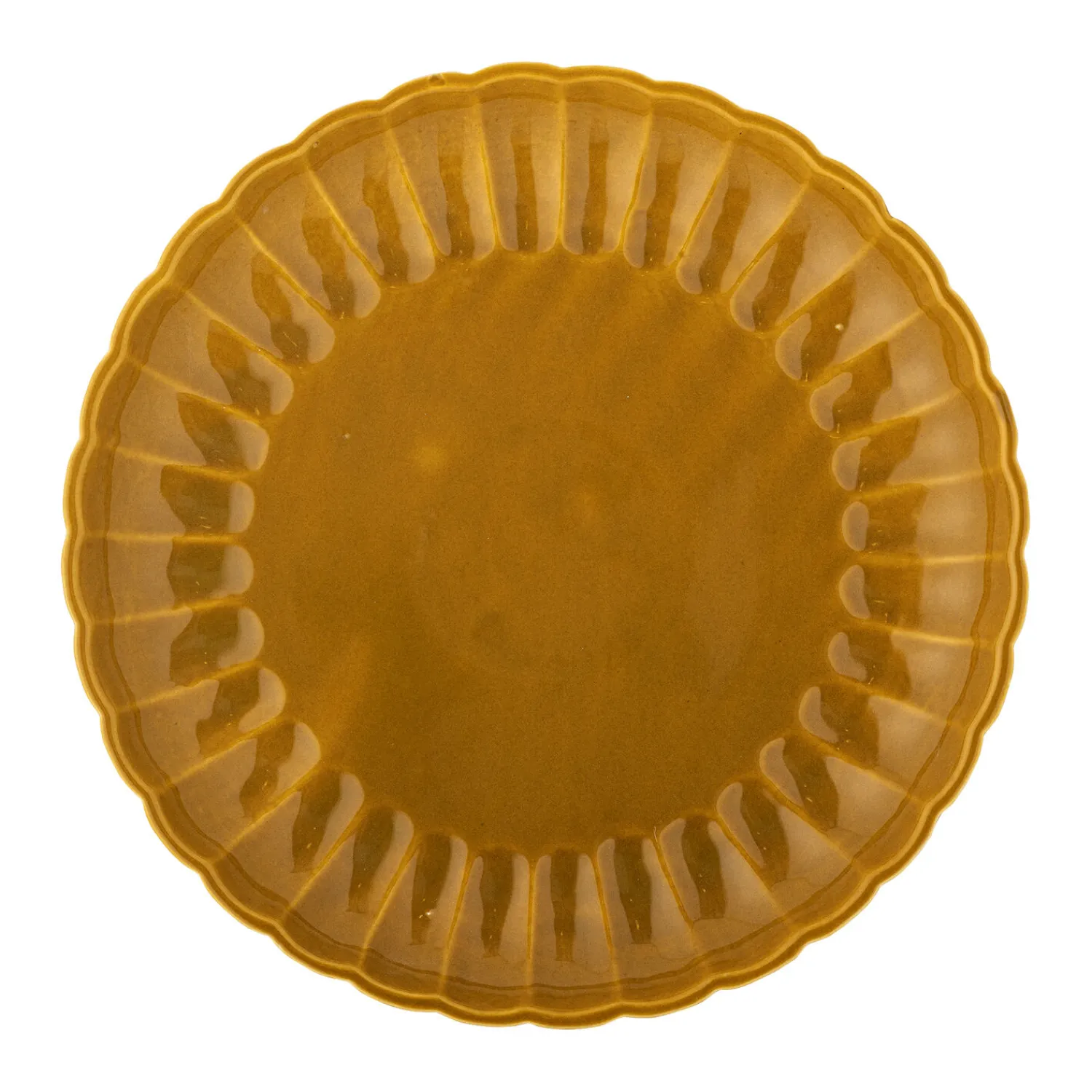 - Latina Tallerken, Gul, Stentøj*Bloomingville New