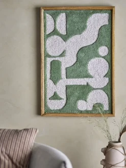 - Longton Vægdekoration, Grøn, Uld, 66x46 cm^Bloomingville Online