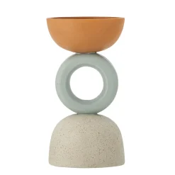 - Loretta Lysestage, Orange, Polyresin^Bloomingville Best