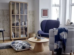 - Luana Sofabord, Natur, Eg - ø74 cm, h37 cm*Bloomingville Hot