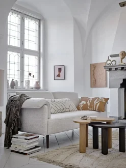 - Luppa Sofabord, Brun, Gummitræ, Mål 53x36 cm^Bloomingville Discount