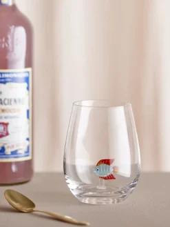 - Misa Drikkeglas med Fisk, Klar Glas^Bloomingville Best