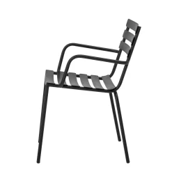 - Monsi Spisestol, Sort, Galvaniseret Metal^Bloomingville Sale