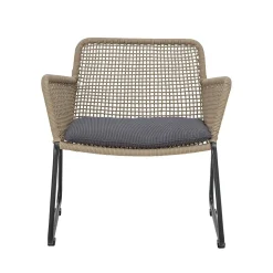 - Mundo Lounge Stol, Brun, Metal*Bloomingville Discount