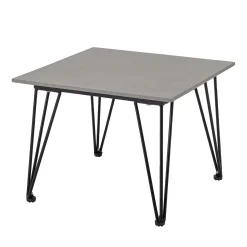 - Mundo Sofabord 55x55 cm, Grå, Beton*Bloomingville Outlet