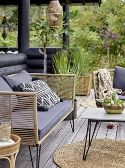 - Mundo Sofabord 55x55 cm, Grå, Beton*Bloomingville Outlet