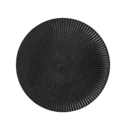 - Neri Tallerken, Sort, Stentøj - ø18 cm*Bloomingville Discount