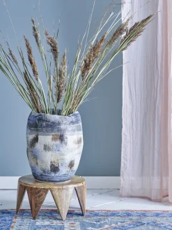 - Nienna Vase, Blå, Stentøj*Bloomingville Hot