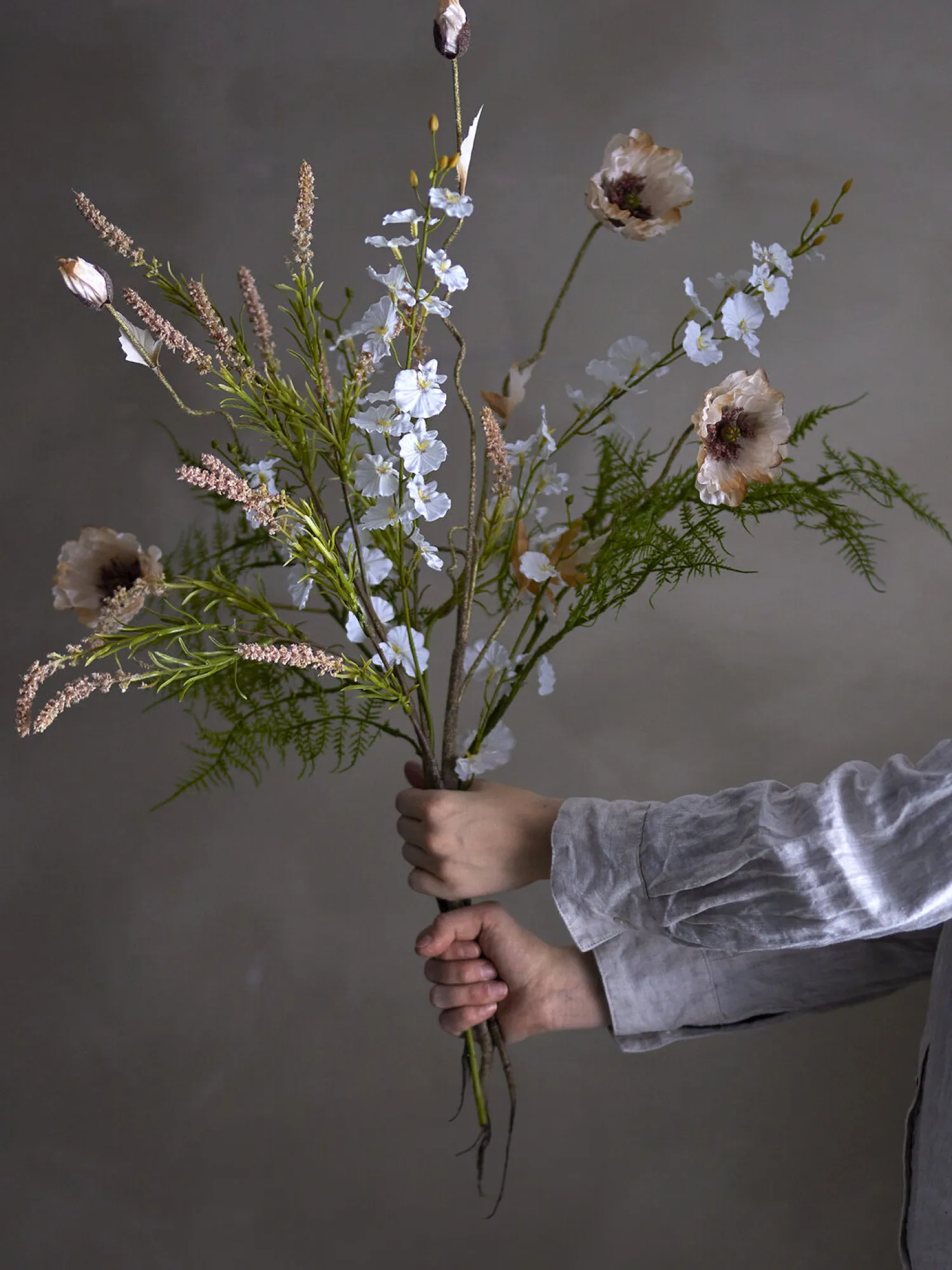 - Orchid Kunstig stilk - Hvid, Plastik^Bloomingville Discount