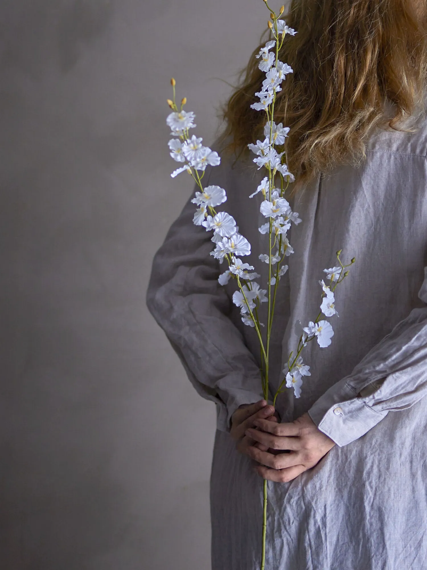 - Orchid Kunstig stilk - Hvid, Plastik^Bloomingville Discount