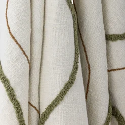 - Osasio Plaid, Grøn, Bomuld^Bloomingville Outlet