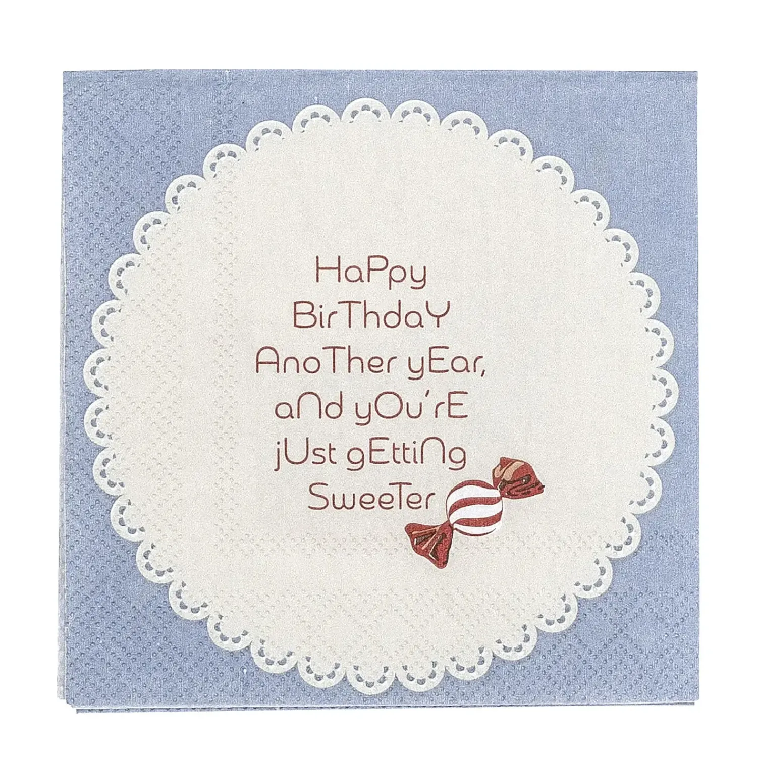 - Oscar Serviet, Blå, FSC® Mix, Papir^Bloomingville Discount