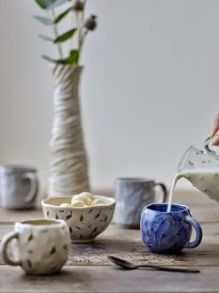 - Pippine Skål, Hvid, Stentøj*Bloomingville Clearance