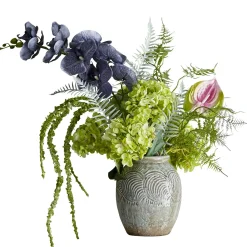 - Poetry Kunstig Buket - Grøn/Lilla, Plastik^Bloomingville Hot