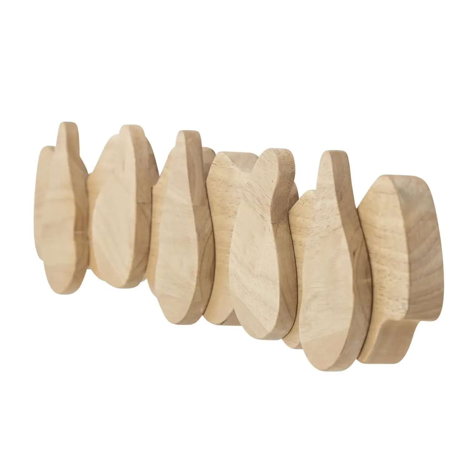 - Ross Knagerække, Natur, Gummitræ - 70 cm^Bloomingville Online