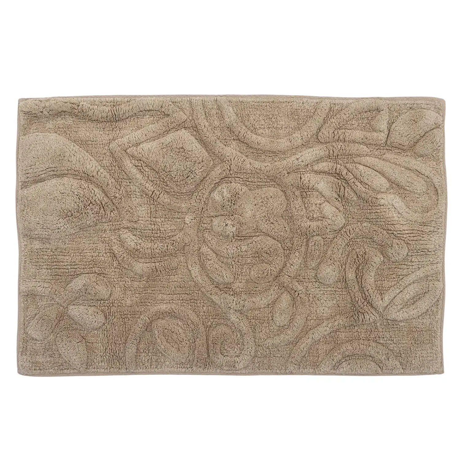 - Sestu Bademåtte, Brun, Bomuld^Bloomingville Hot