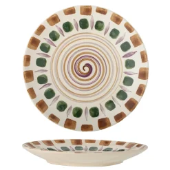 - Shama Tallerken, Grøn, Stentøj*Bloomingville Clearance