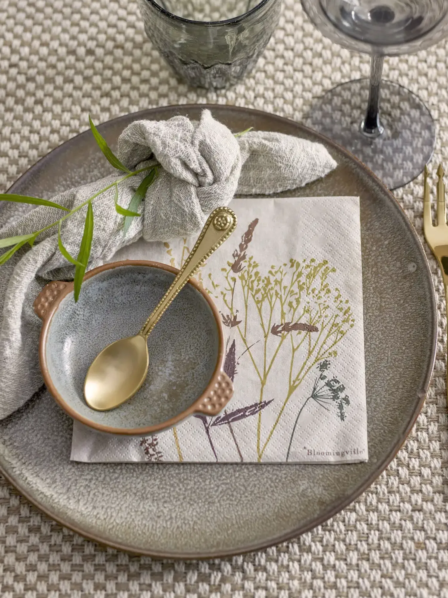 - Sirri Serviet, Natur, FSC Recycled®, Papir*Bloomingville Hot