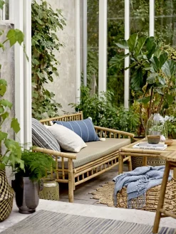 - Sofa inkl. hynde, Sole, Natur, Bambus*Bloomingville Sale