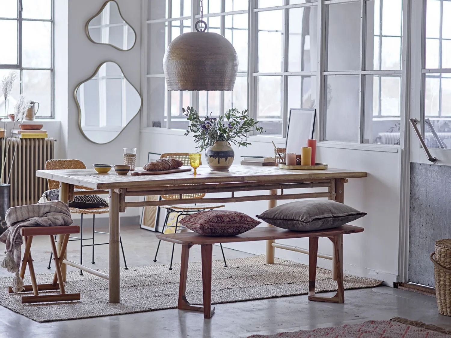 - Solange Skål, Natur, Stentøj*Bloomingville Hot