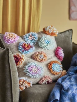 - Somma Pude, Blå, Uld*Bloomingville