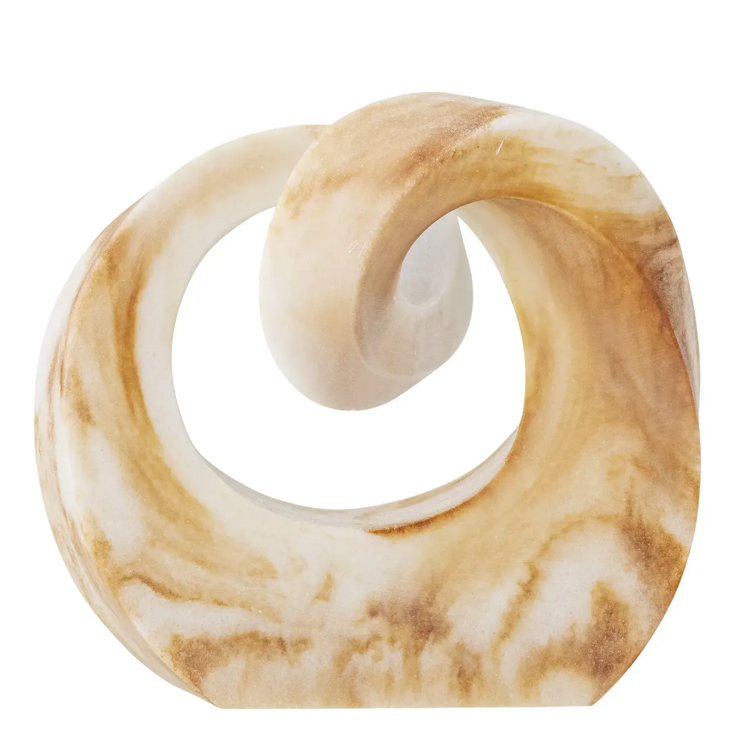 - Swirl Deko, Brun, Polyresin^Bloomingville Discount
