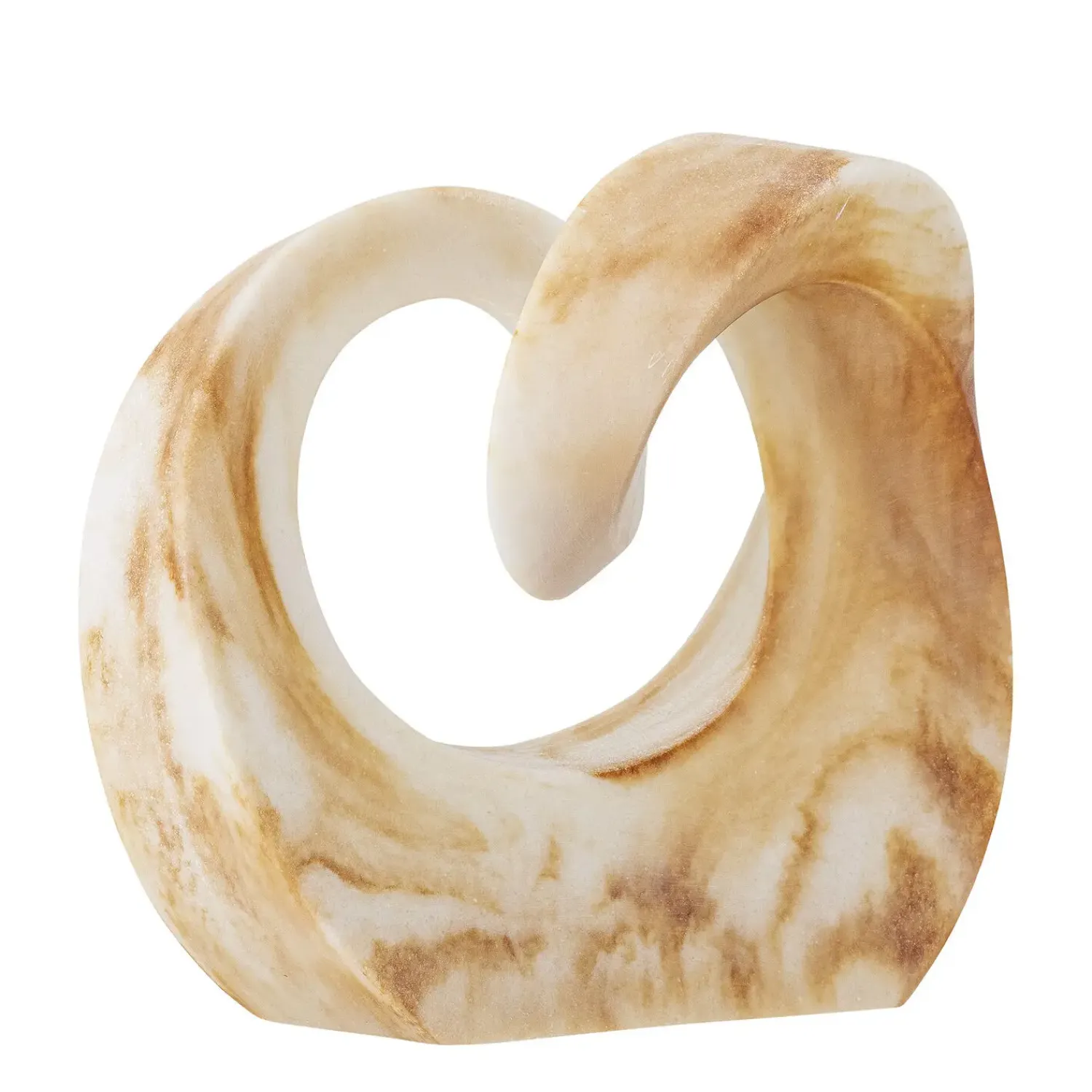 - Swirl Deko, Brun, Polyresin^Bloomingville Discount