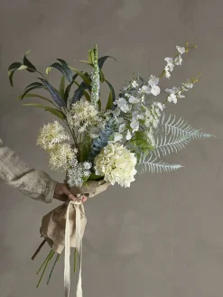 - Symphonie Kunstig Buket - Hvid, Plastik^Bloomingville New