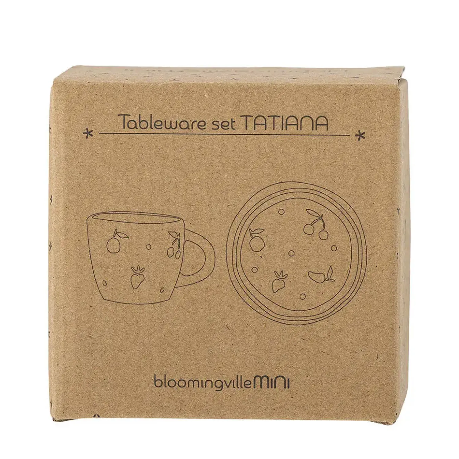 - Tatiana Stelsæt, Hvid, Stentøj*Bloomingville Discount