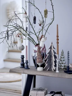 - Twist Stearinlys, Brun, Parafin, sæt med 2 styk*Bloomingville Discount