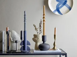 - Twist Stearinlys, Brun, Parafin, sæt med 2 styk*Bloomingville Discount