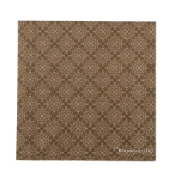 - Vishal Serviet, Brun, papir, 33x33 cm^Bloomingville Discount