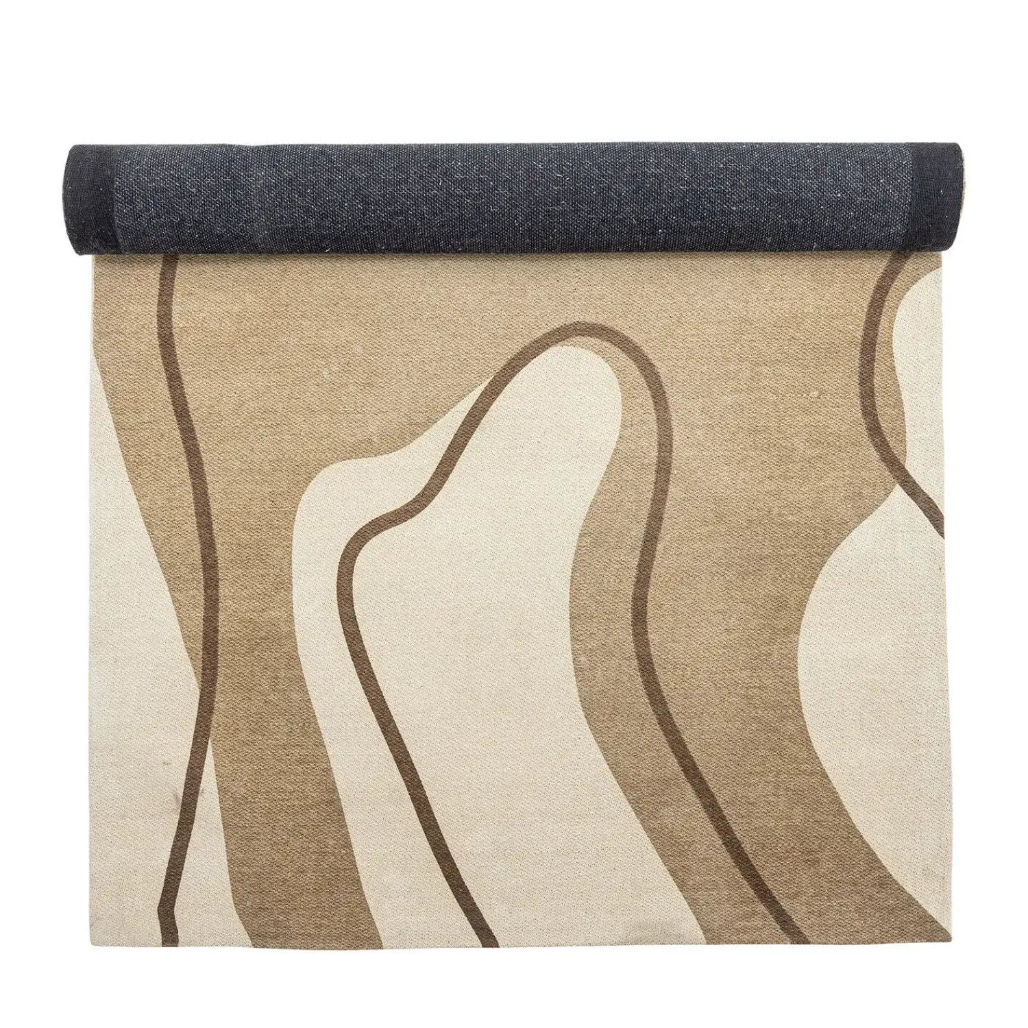 - Volano Tæppe, Natur, Bomuld*Bloomingville Hot