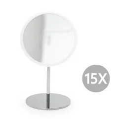 - Aftageligt Make-up spejl X15 - hvid*Bosign Best