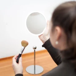 - Aftageligt Make-up spejl X5. Bordmodel - Hvid*Bosign New