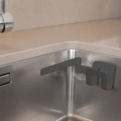 - Holder til opvaskeklud og opvaskesvamp - Grå^Bosign Discount