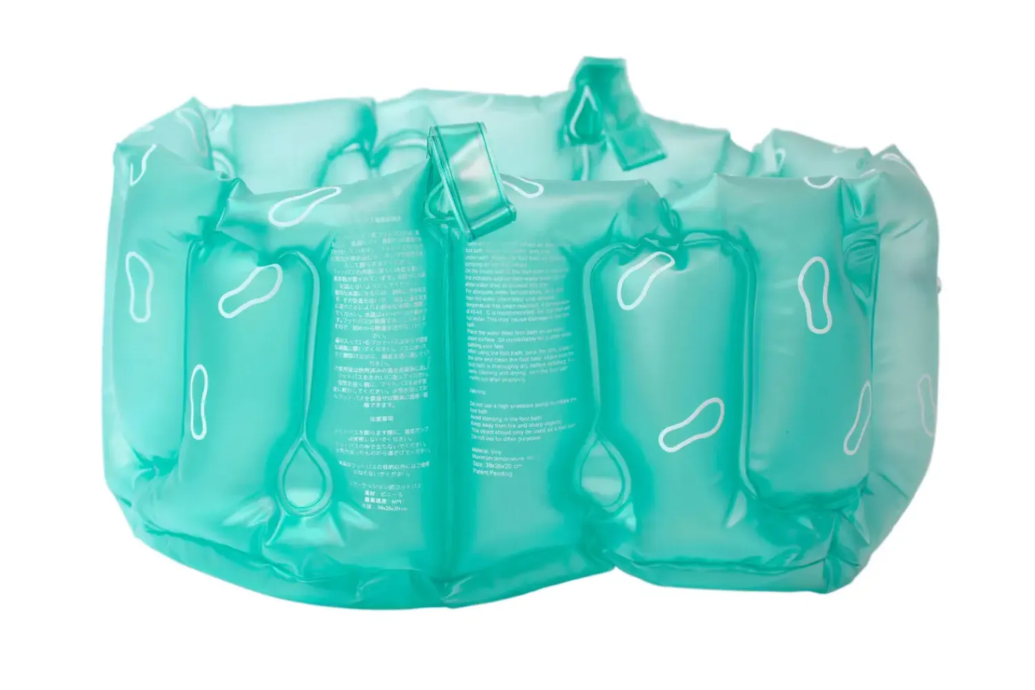 - oppustelig fodbad med håndtag - Aquagrøn^Bosign Discount