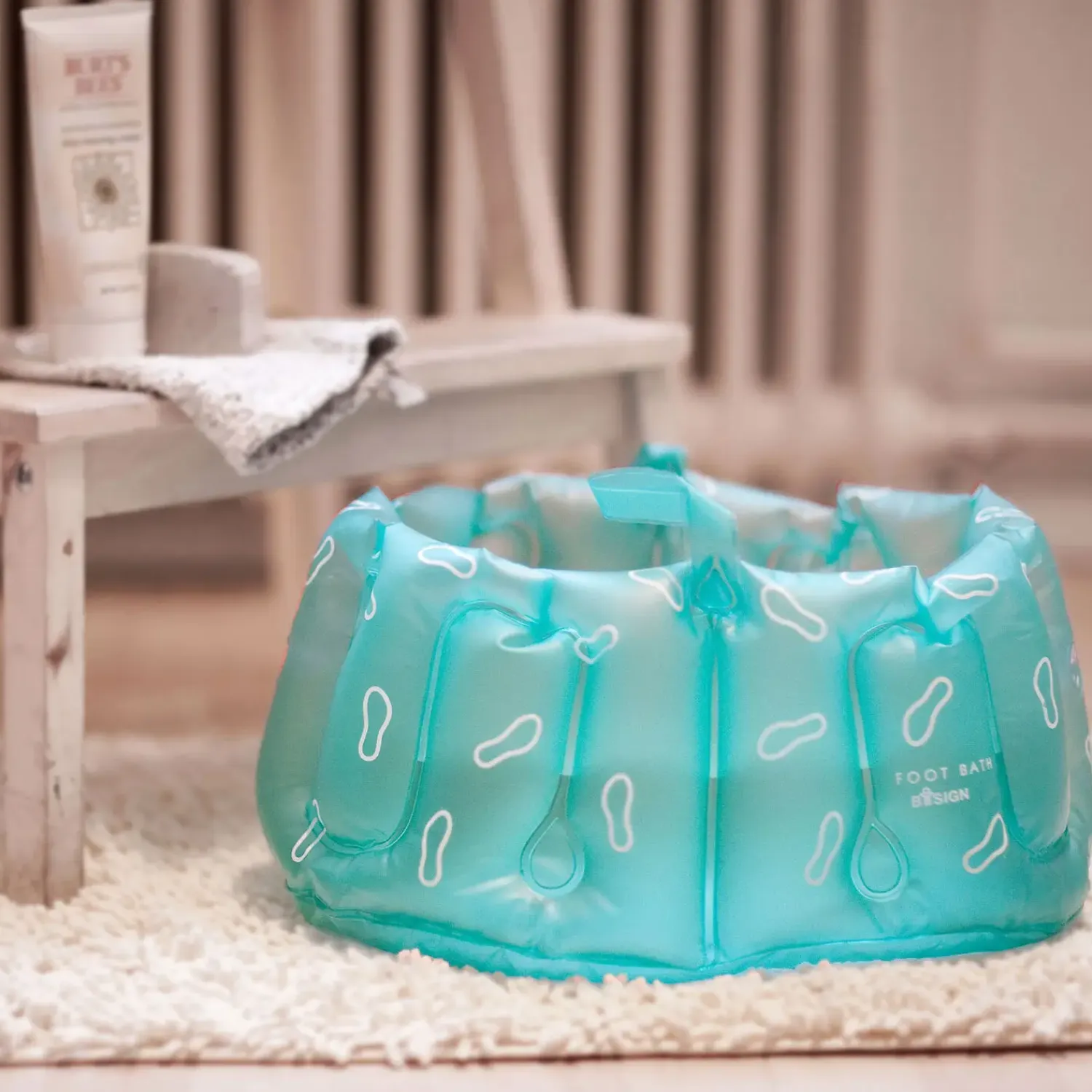 - oppustelig fodbad med håndtag - Aquagrøn^Bosign Discount