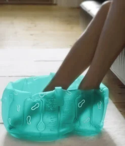 - oppustelig fodbad med håndtag - Aquagrøn^Bosign Discount