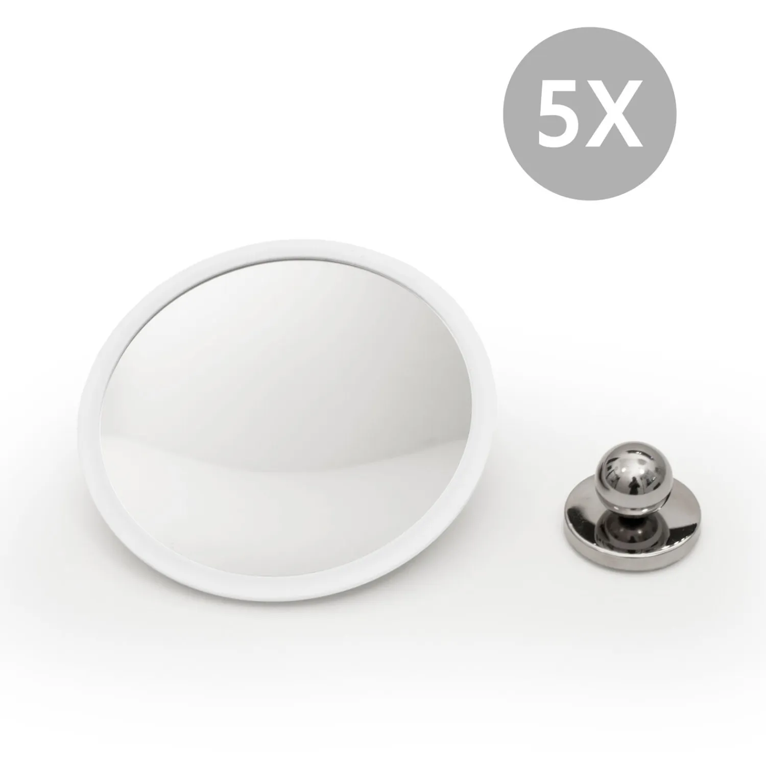 - PLUS Aftageligt Make-up spejl X5 - Hvid^Bosign Sale