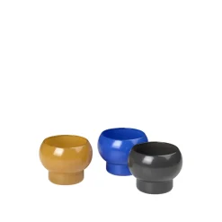 - Fyrfadsstage "Agathe" - Green/Gold Brown/Blue - Sæt af 3*Broste Copenhagen Online