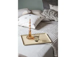 - Sengetæppe - Karla - Warm Beige - W240 x L260 cm*Broste Copenhagen Hot