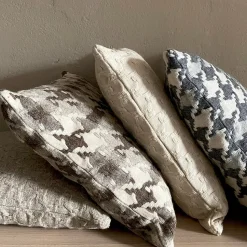 - Pied de Coq - Pudebetræk - Sarrubeco- 45x45 cm*Burel Factory Sale