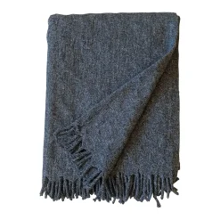- Pied de Coq - Plaid/tæppe - Mørkegrå*Burel Factory Best